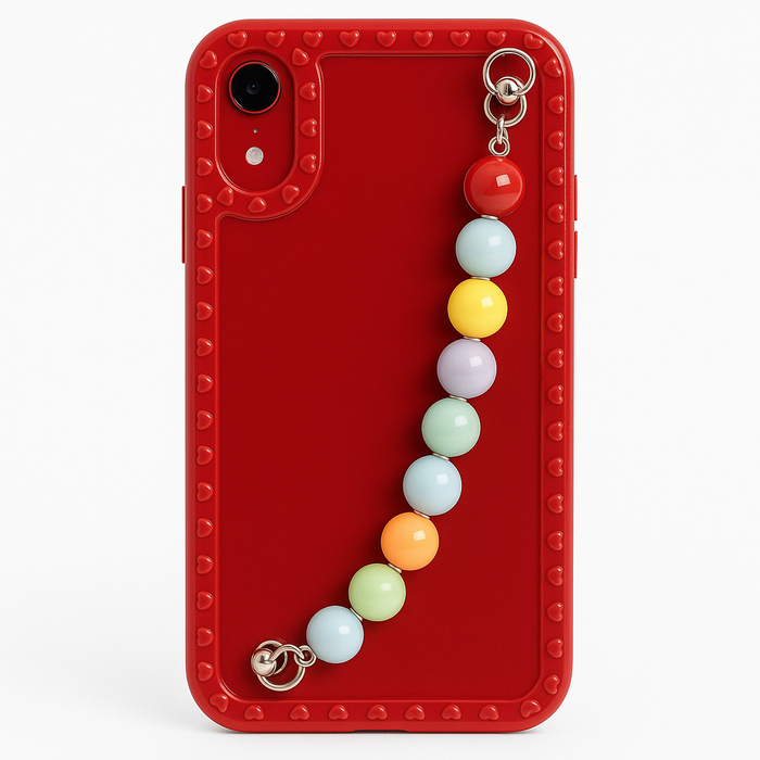 Beaded Chain Silicone Case – iPhone XR