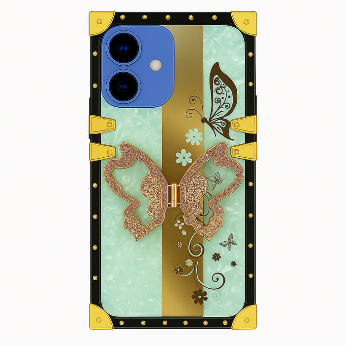 Luxury Butterfly Armor Case | iPhone 16 Plus