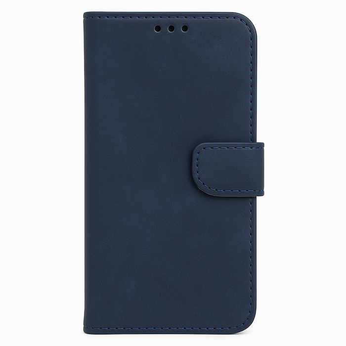 Luxury Brown Leather Wallet Case for iPhone XR