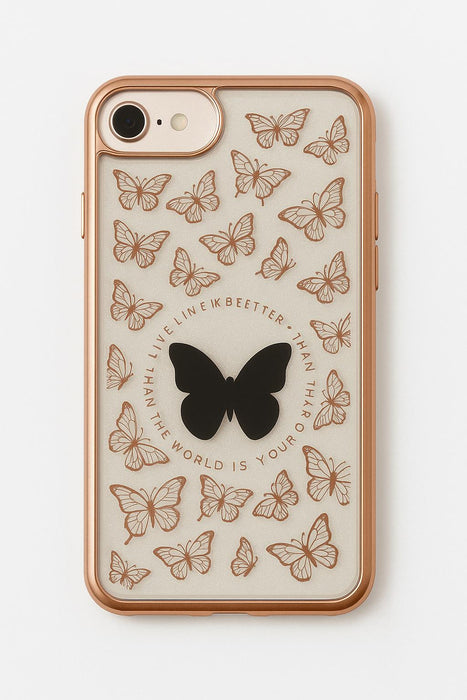 Butterfly Clear Phone Case – iPhone 7/8/SE