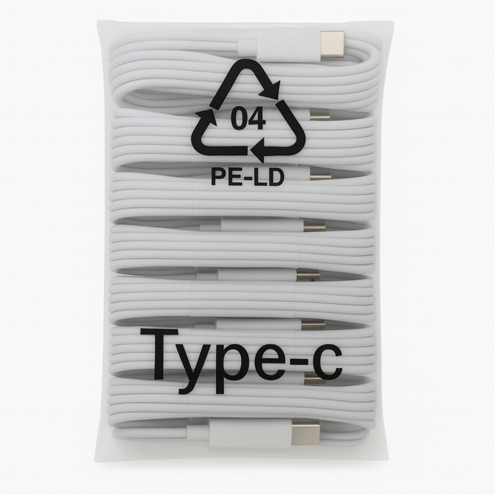 10-Pack USB Type-C Charging Cables (Bag of 10 Pieces)