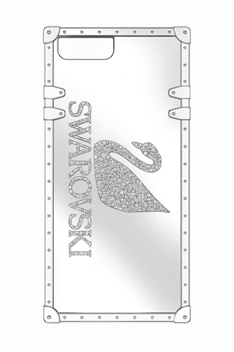 Luxury Swan Crystal Case – Swarovski Inspired