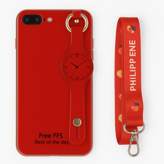 Watch Strap Phone Case with Lanyard – iPhone 7 Plus / 8 Plus