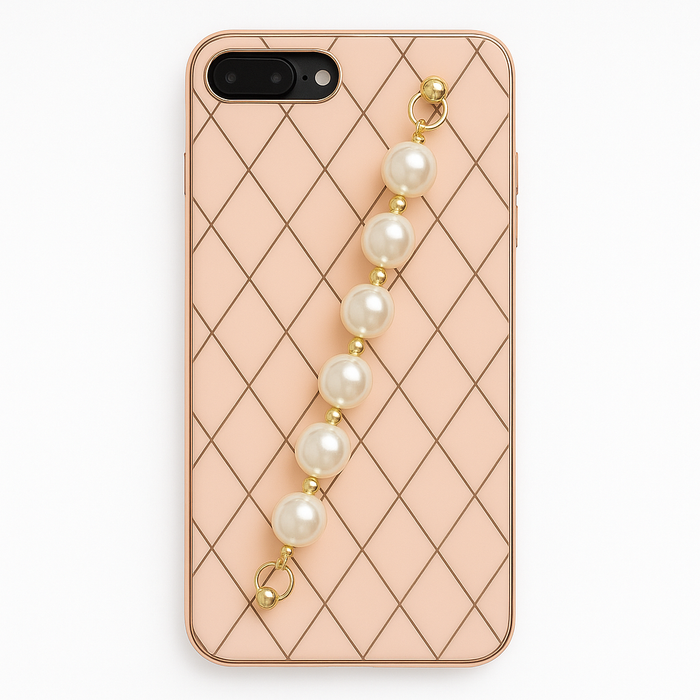 Luxury Pearl Chain Phone Case – iPhone 7 Plus/8 Plus
