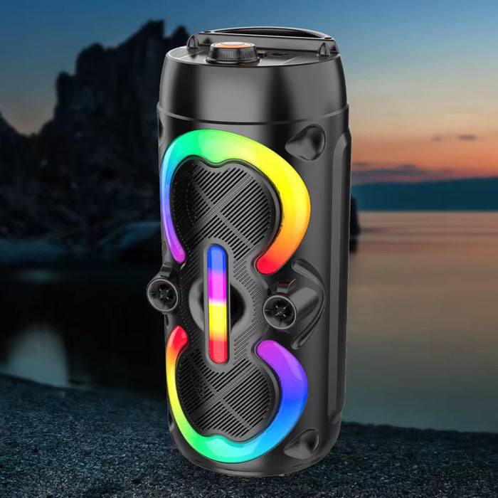 Portable Multimedia Bluetooth Speaker – ZQS4292 – RGB Lights, Super Bass, 1800mAh