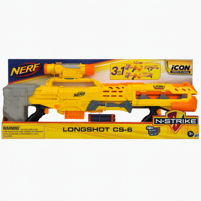 Nerf N-Strike Longshot CS-6 Blaster - ICON Series