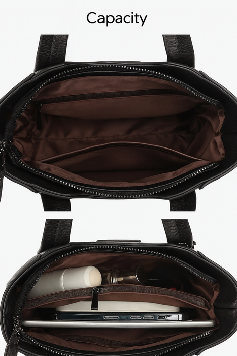 Elegant Leather Tote Handbag – Stylish, Versatile & Durable