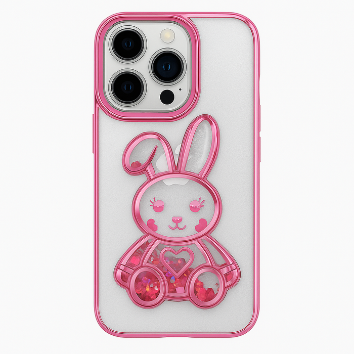 Liquid Bunny Glitter Case – iPhone 14 Pro