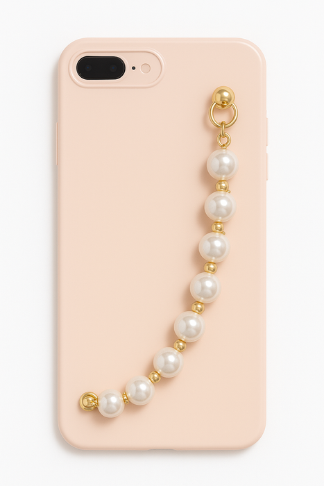 Elegant Pearl Strap Silicone Case – iPhone 7 Plus / 8 Plus