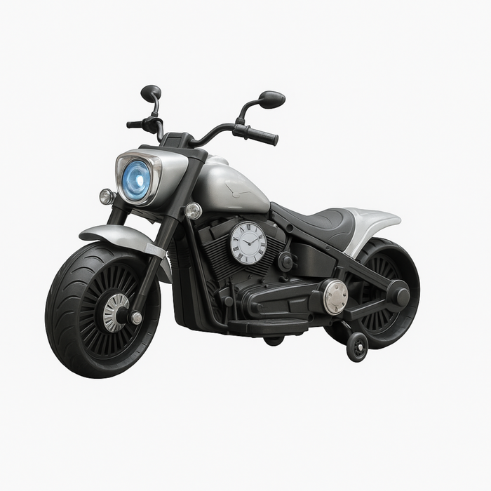 Children’s Electric Ride-On Motorcycle – Red & Silver
