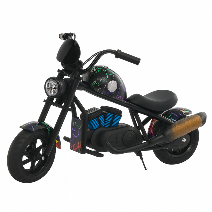 Kids Electric Motorcycle – Chopper Style, 2-Wheel Ride-On (Multiple Designs)
