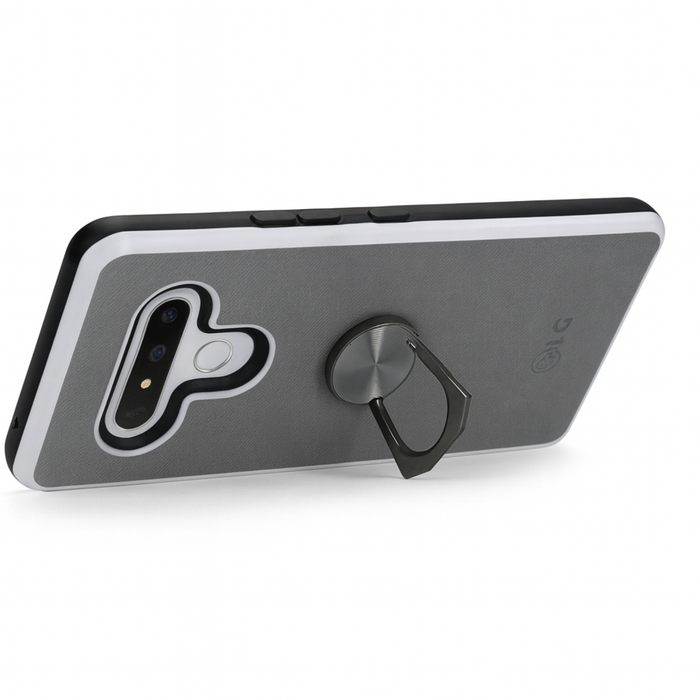 LG Stylo 6 / Q730 Case with Ring Kickstand – Shockproof Hybrid Cover
