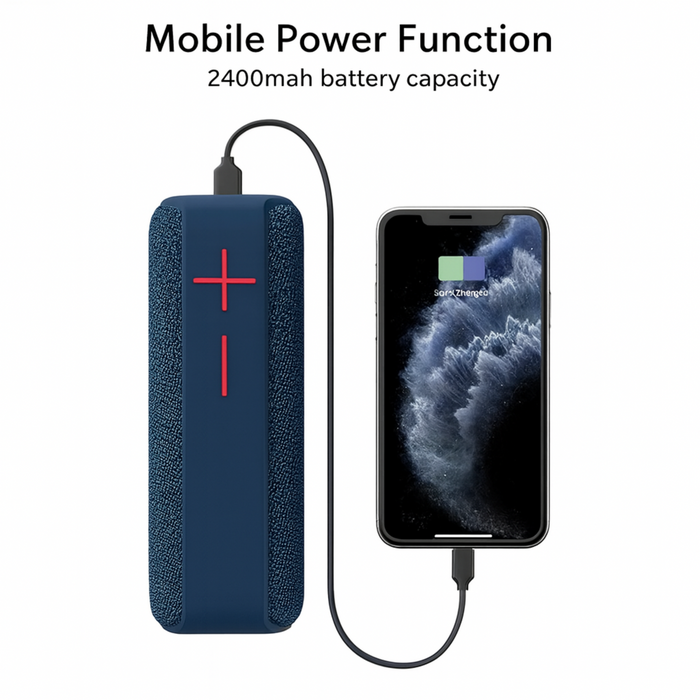 Profound Wireless Bluetooth Speaker – Water Resistant, 2400mAh Battery, TWS
