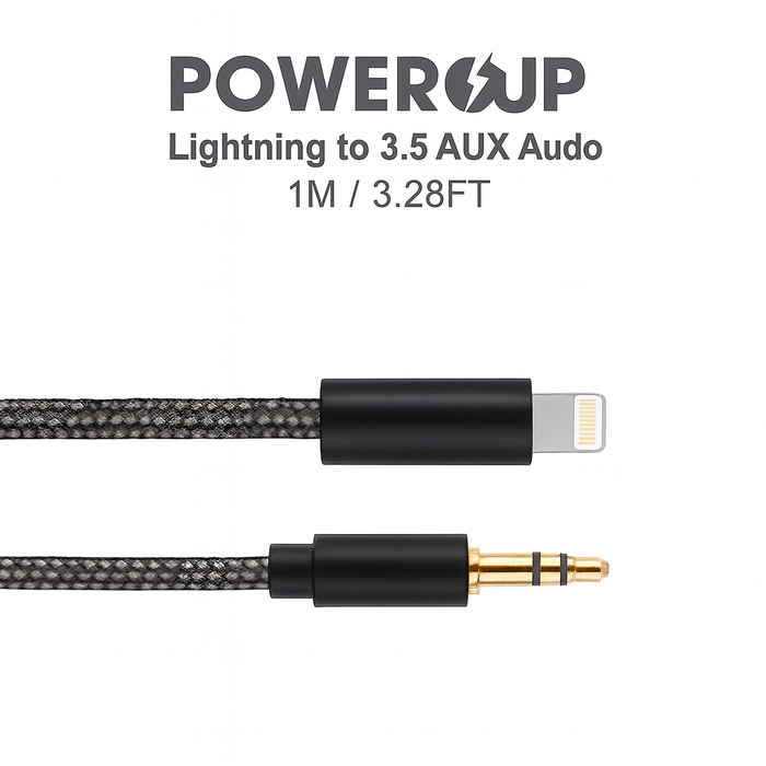 Lightning to 3.5mm AUX Audio Adapter Cable
