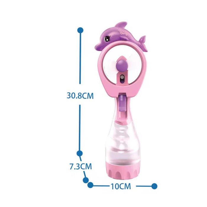 Dolphin Spray Fan – Handheld Misting Cooling Fan (Kids & Adults)