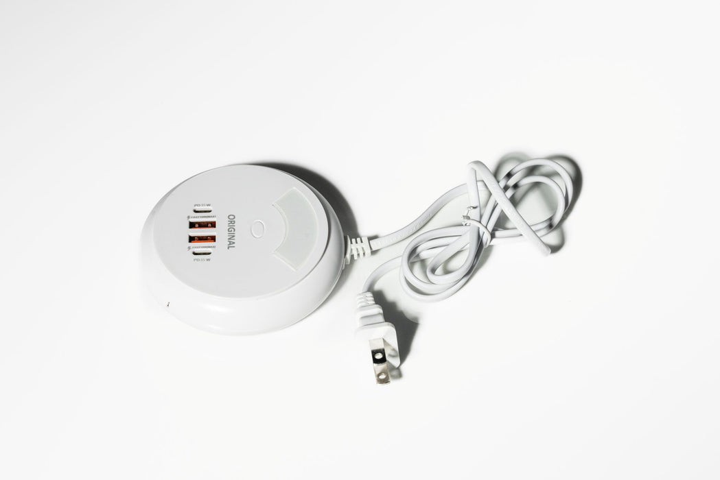 35W Travel Adapter – 2 Type-C + 2 USB Ports | Universal Power Socket Charger