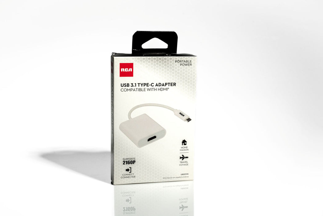 RCA USB 3.1 Type-C to HDMI Adapter – Supports 2160P (4K UHD)