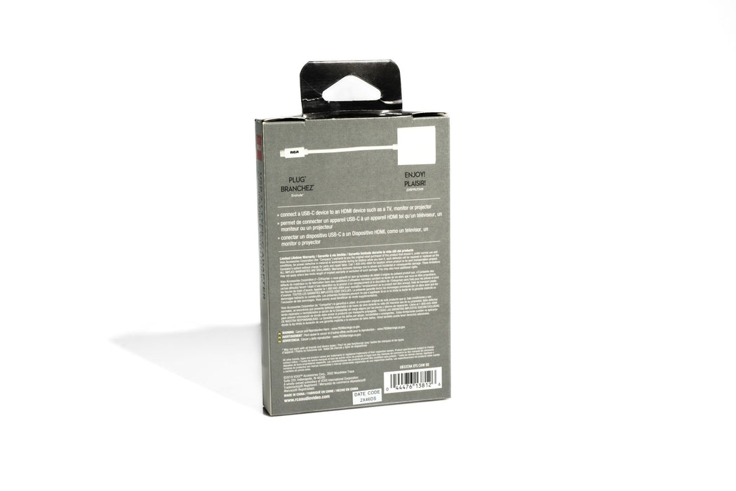 RCA USB 3.1 Type-C to HDMI Adapter – Supports 2160P (4K UHD)