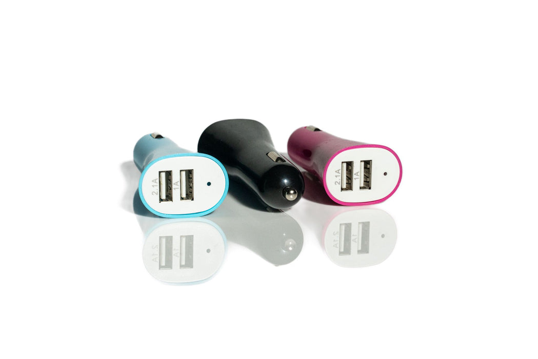Dual USB Car Charger – Universal 2-Port Adapter (5V/2.4A)