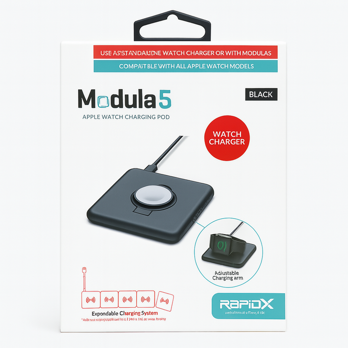 Modula5 apple iWatch charging pad -black