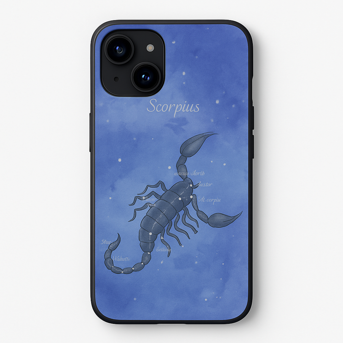 Zodiac Sign Glossy Case – iPhone 13 Mini (Multiple Signs)