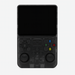 Black handheld gaming console with classic design on a white background