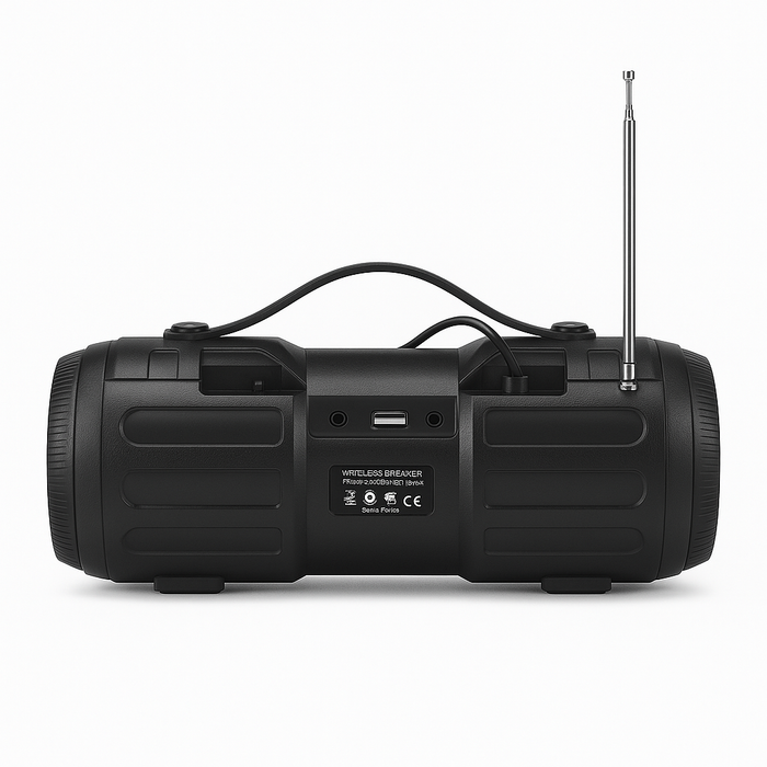 E823 Wireless Bluetooth Speaker – Portable, FM, USB, AUX, Antenna
