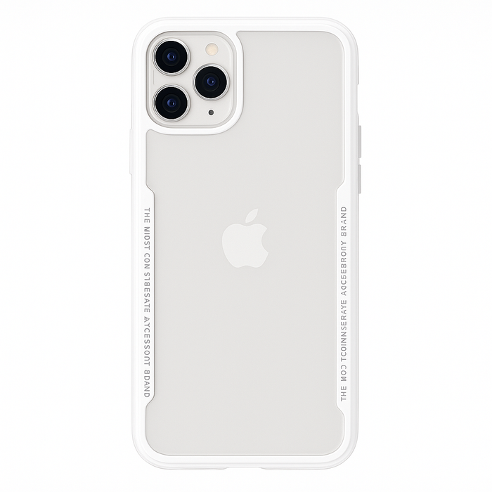 iPhone 11 Pro Protective Case – Red & White Border Series