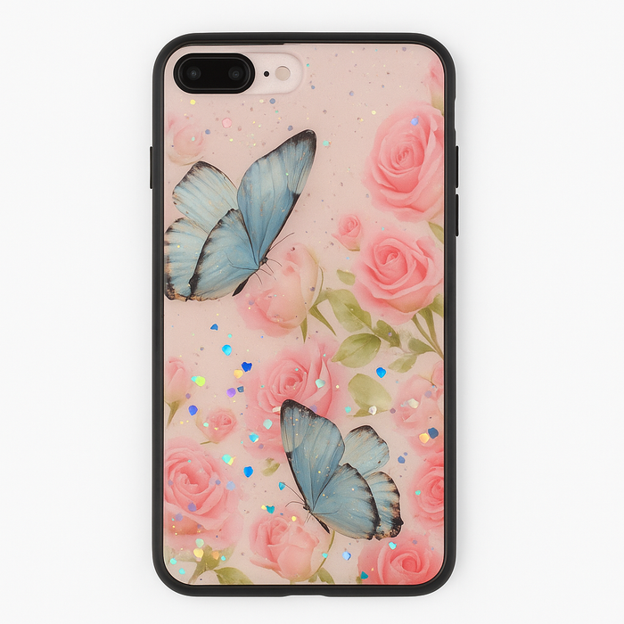 Butterfly Glitter Phone Case – iPhone 7 Plus / 8 Plus