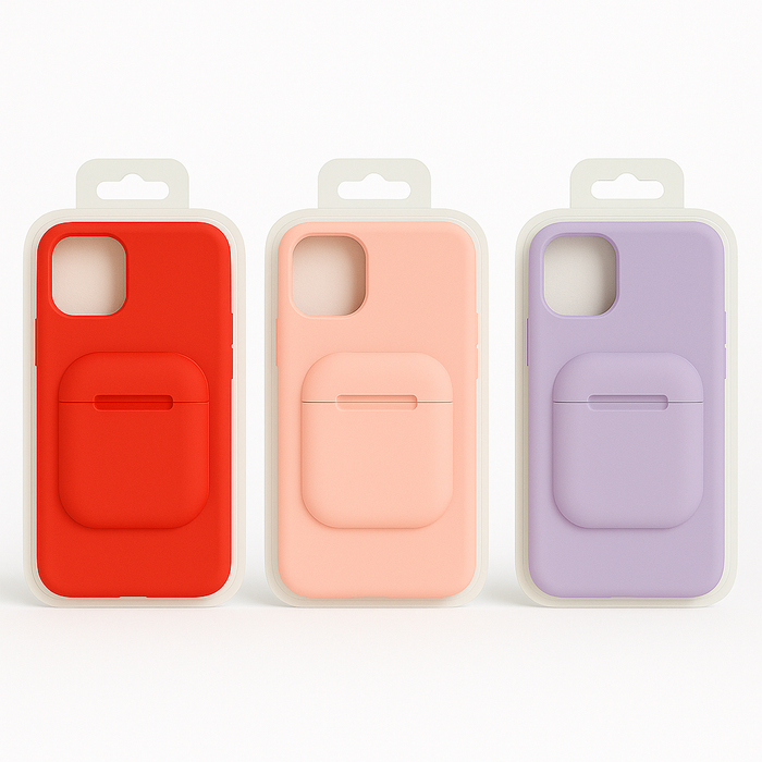 iPhone 11 Pro Max Case with Built-In AirPods Pocket – 3 Color Options