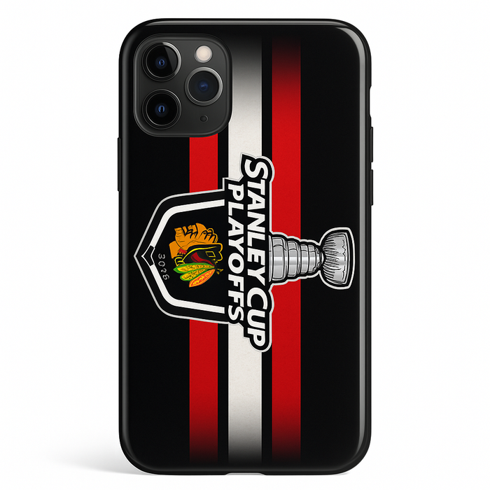 Chicago Blackhawks Cracked Case  iPhone 11 Pro Max