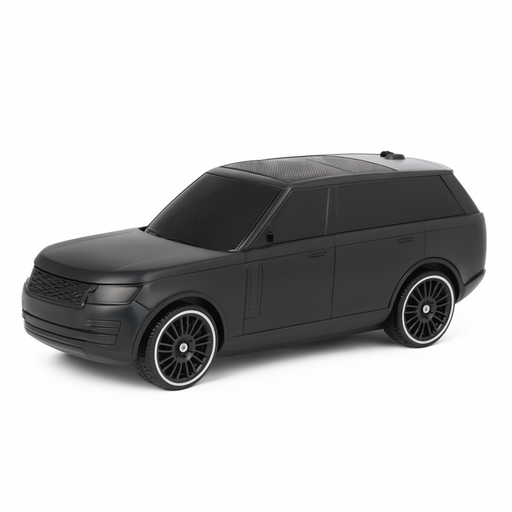 Black SUV model on a white background