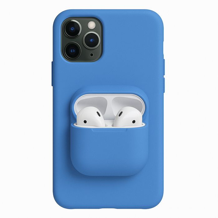 iPhone 11 Pro Silicone Case with AirPods Holder