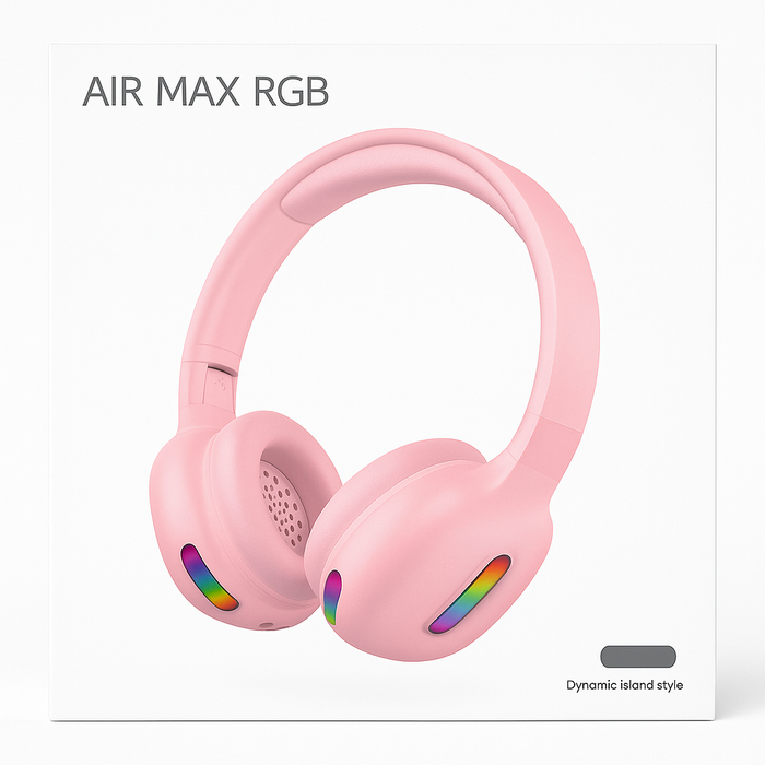 Air Max RGB Wireless Headphones – Over-Ear Bluetooth V5.3