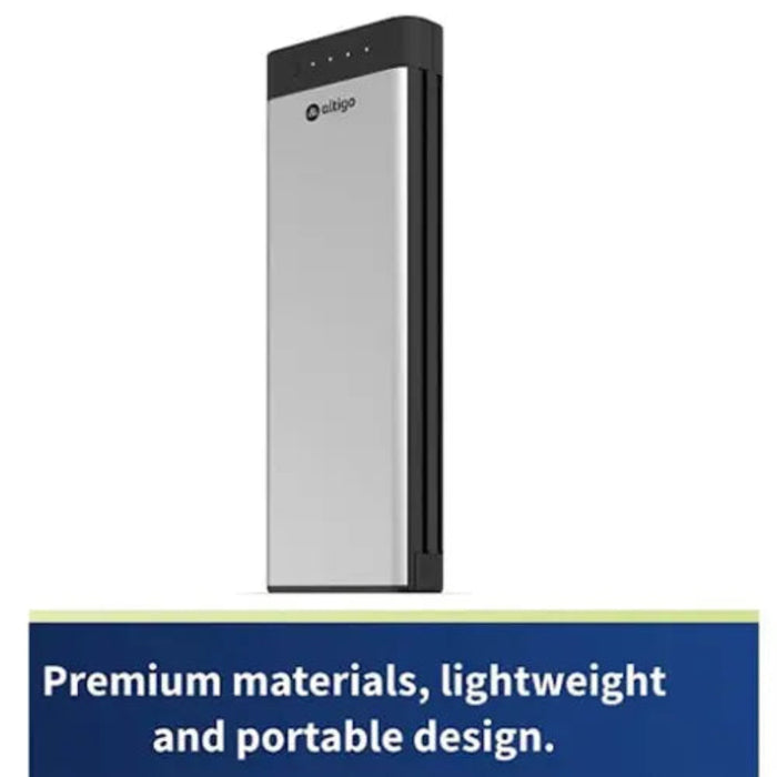 Altigo Endure Power Bank 10,000mAh – Built-In Lightning + Micro USB (V9) Cables MICRO USB+TYPE-C