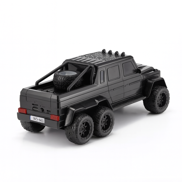 WS-G63 Car Bluetooth Speaker – 8W Output, LED Lights, Wireless & Wired Playback