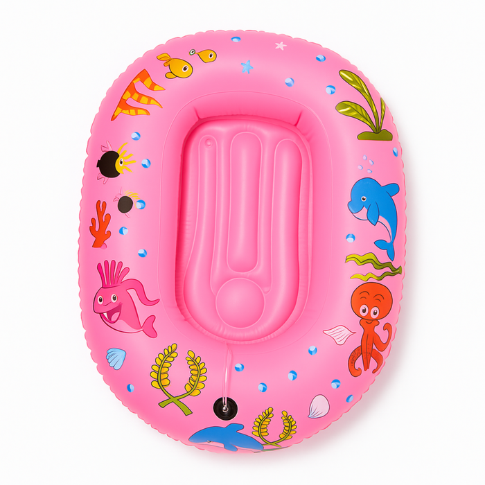 Baby Inflatable Boat – Pink (110cm x 80cm)