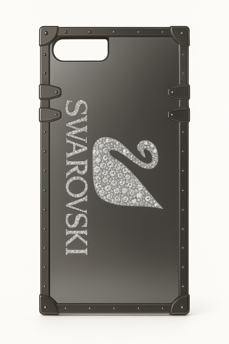 Luxury Swan Crystal Case – Swarovski Inspired