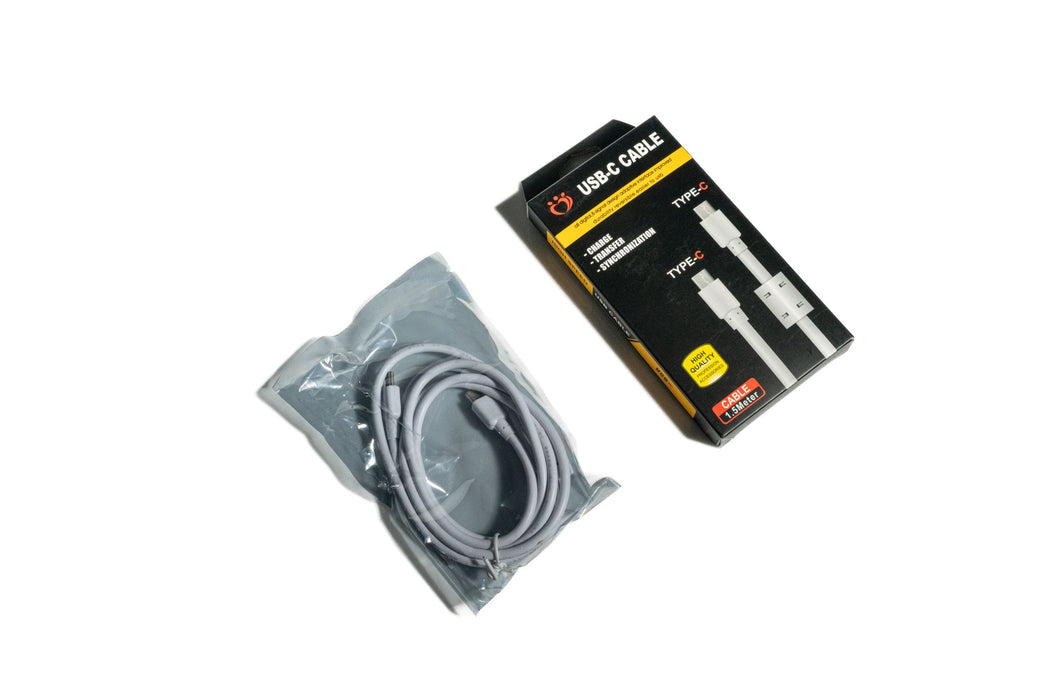 USB-C to USB-C Fast Charging Cable – 3.4A, 1.5 Meter, High-Speed Data Transfer