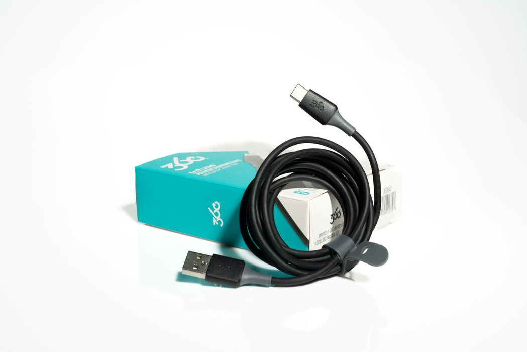 360 Rotate USB-A to USB-C Cable – 6ft Braided Fast Charging & Data Sync
