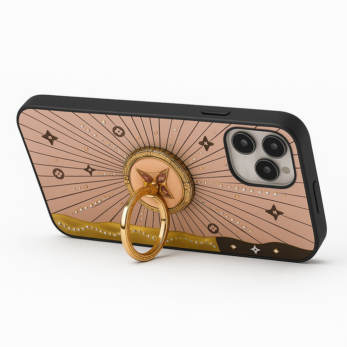 Luxury Gold Starburst Case – iPhone 12 / 12 Pro