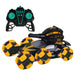 Toy vehicle with remote control on a white background