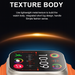 Smartwatch with a colorful display on a dark background