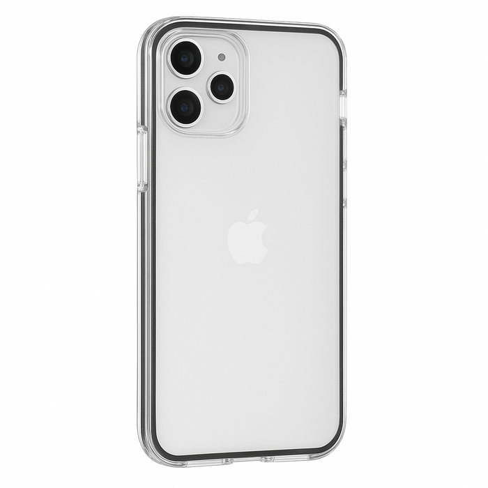 Clear Protective Case for iPhone 11 Pro -clear with colourful Edge