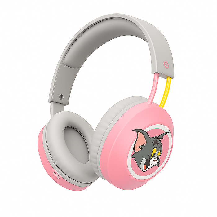 Tom & Jerry PG-706L Wireless RGB Headphones (Light-Up, Cartoon Edition)