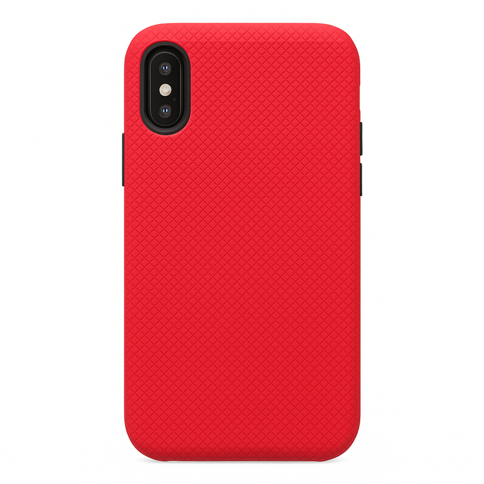 Textured pink Grip Case – iPhone X/XS