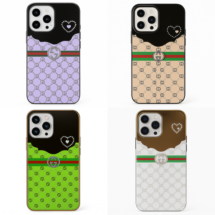 Designer-Inspired Luxury Rhinestone Case – iPhone 12 Pro Max