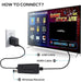 Diagram showing how to connect a Game Stick Lite to a TV with HDMI, USB, and wireless receiver cables.