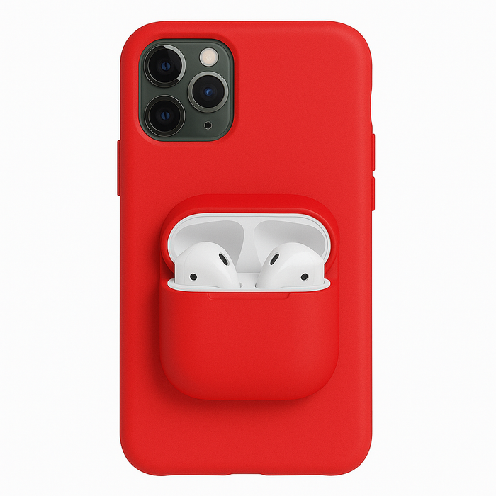 iPhone 11 Pro Max Case with Built-In AirPods Pocket – 3 Color Options