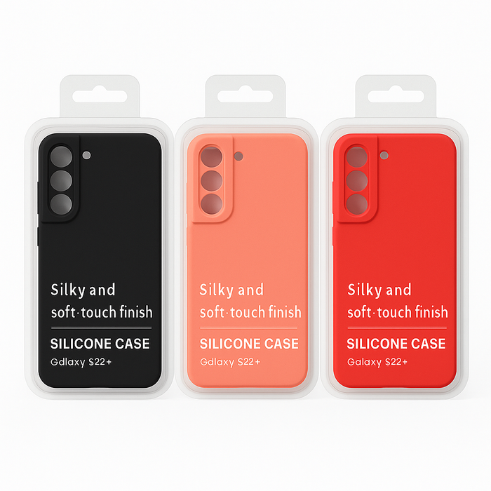 Soft Silicone Shockproof Case – For Galaxy S22+